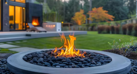 Winter-Ready Fire Feature Ideas for River Ranch Yards