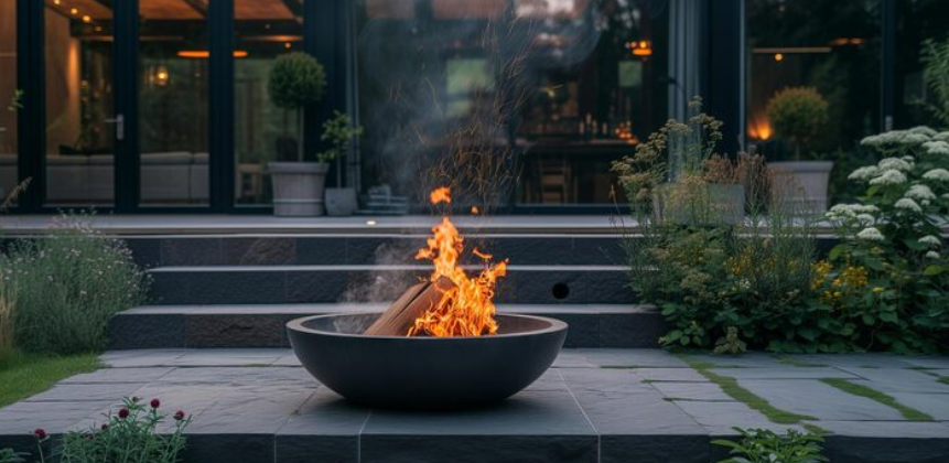 How Smart Landscapes in Lafayette Use Fire to Add Warmth