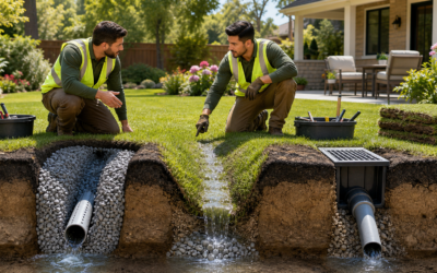 Drainage Options in Lafayette: French Drains vs. Swales vs. Yard Drains